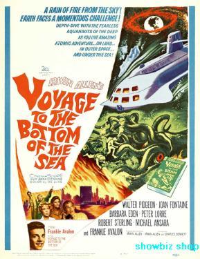 Voyage To The Bottom Of The Sea movie poster Sign 8in x 12in
