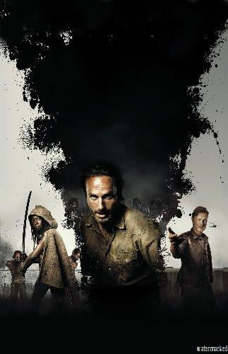 Walking Dead poster tin Metal Print Wall Art