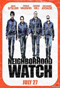 Neighborhood Watch Mini movie poster Sign 8in x 12in