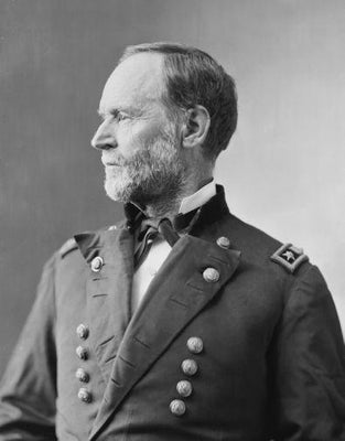 William Tecumseh Sherman Metal Print 8in x 12in The Poster Depot