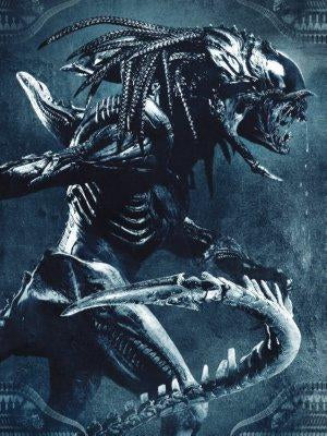 Entertainment Room Decor Aliens Vs Predator Metal Print 8in x 12in