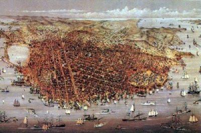 Antique Maps poster tin Metal Print Wall Art