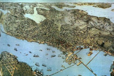 Antique Maps Mini Poster 11x17 #3