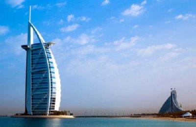 Dubai Metal Poster Wall Art 8in x 12in 12"x16" The Poster Depot