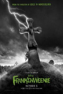 Frankenweenie Mini movie poster Sign 8in x 12in