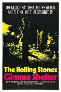 Gimme Shelter Mini movie poster Sign 8in x 12in