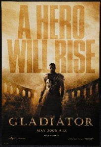 Gladiator Mini movie poster Sign 8in x 12in