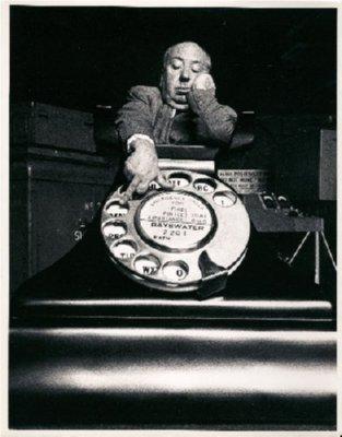 Hitchcock Dial M For Murder Mini movie poster Metal Print 8in x 12in
