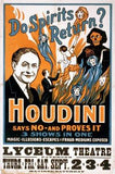 Houdini poster tin sign Wall Art