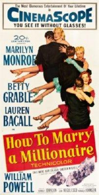 How To Marry A Millionaire Mini movie poster Metal Print 8in x 12in