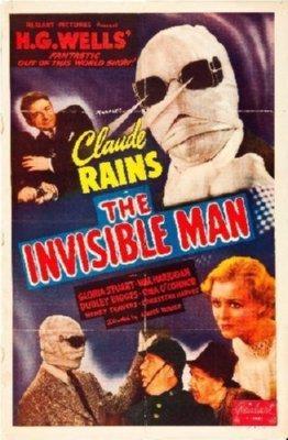 Invisible Man Mini movie poster Sign 8in x 12in