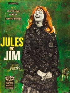 Jules And Jim Mini movie poster Sign 8in x 12in