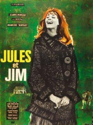 Jules And Jim Mini movie poster Metal Print 8in x 12in