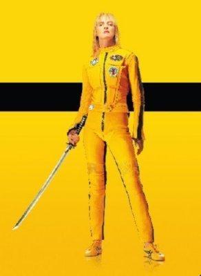 Kill Bill Mini movie poster Metal Print 8in x 12in