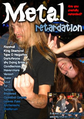 Metal Retardation Mini Poster 11x17in in Mail/storage/gift tube
