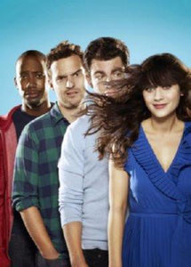 New Girl poster tin sign Wall Art