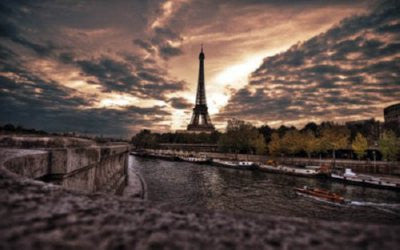 Paris Eiffel Tower Mini Poster 11inx17in