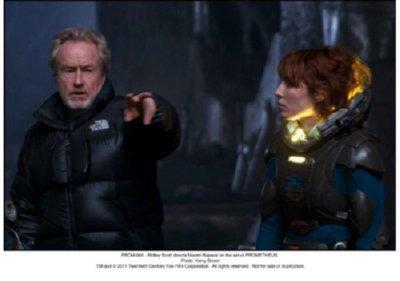 Prometheus Mini movie poster Metal Print 8in x 12in