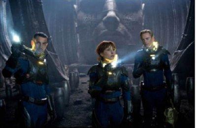 Prometheus Mini movie poster Metal Print 8in x 12in