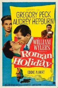 Roman Holiday Mini movie poster Sign 8in x 12in