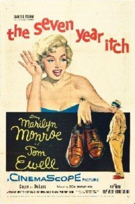 Seven Year Itch Mini Metal Movie Poster 8in x 12in