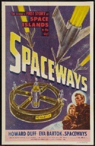 Spaceways Mini movie poster Sign 8in x 12in