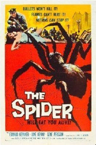 Spider Mini movie poster Sign 8in x 12in