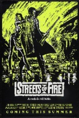 Streets Of Fire Mini Metal Movie Poster 8in x 12in