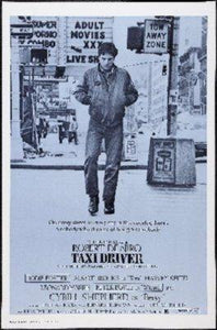 Taxi Driver Mini movie poster Sign 8in x 12in