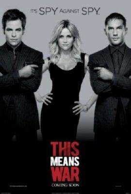 This Means War Mini movie poster Metal Print 8in x 12in