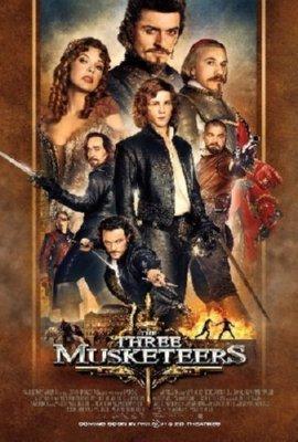 Three Musketeers Mini movie poster Metal Print 8in x 12in