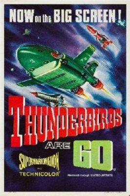 Thunderbirds Are Go Mini Metal Movie Poster 8in x 12in