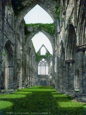 Tintern Abbey poster tin Metal Print Wall Art