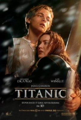 Titantic 3D Mini Metal Movie Poster 8in x 12in