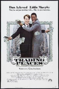 Trading Places Mini movie poster Sign 8in x 12in