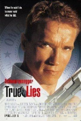 True Lies Mini movie poster Sign 8in x 12in