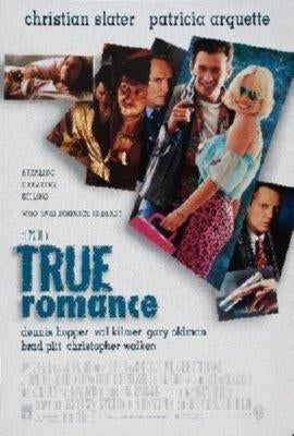 True Romance Mini Metal Movie Poster 8in x 12in