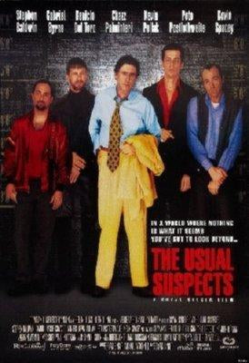 Usual Suspects Mini Metal Movie Poster 8in x 12in