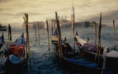 Venice Gondolas Mini Poster 11inx17in