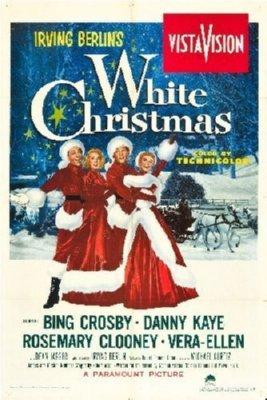 White Christmas Mini Metal Movie Poster 8in x 12in