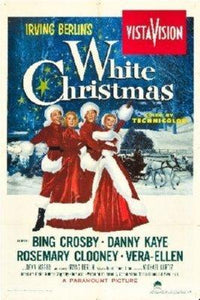 White Christmas Mini movie poster Sign 8in x 12in