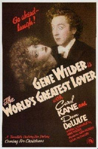 Worlds Greatest Lover Mini movie poster Sign 8in x 12in