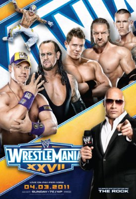 Wrestlemania Xxvii 27 Mini Poster 11x17in