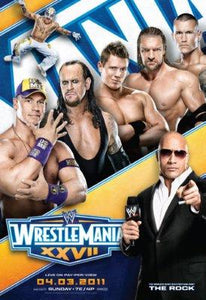 Wrestlemania Xxvii 27 Photo Sign 8in x 12in