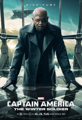 Captain America Winter Soldier Metal Print 8in x 12in