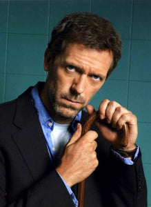 (24inx36in ) Hugh Laurie Poster Print Cane pose