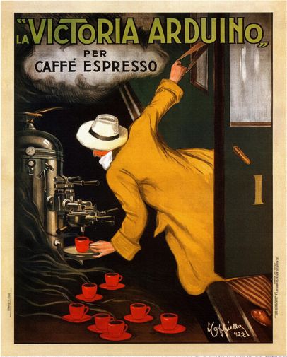 Victoria Arduino Coffee 1922 poster for sale cheap United States USA