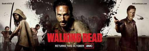 The Walking Dead Poster Scroll Banner 36x14