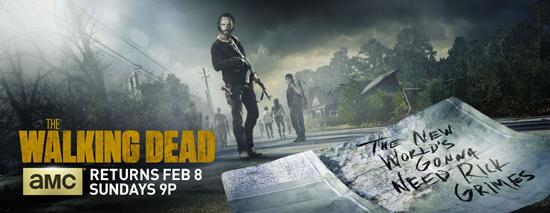 The Walking Dead Poster Scroll Banner 36x14 Season 5