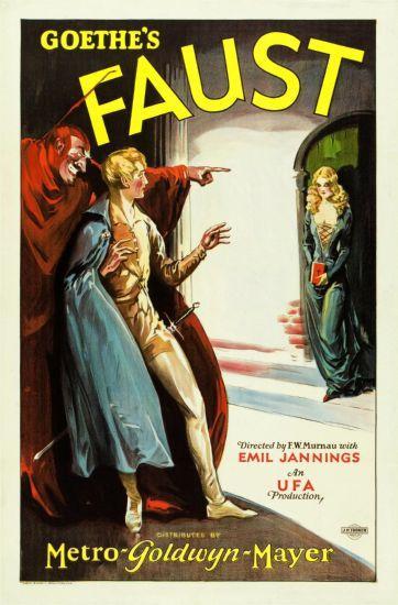 Faust movie poster Sign 8in x 12in